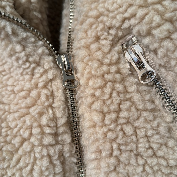 H&M teddy moto jacket - Picture 2 of 3